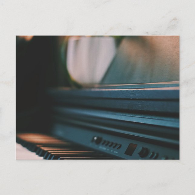 Carte Postale Jolie illustration de piano (Devant)