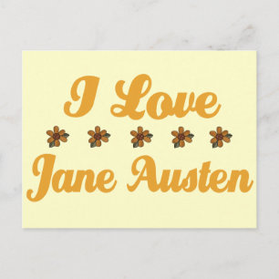 Carte Postale Jolie Jane Austen Lover