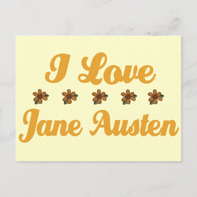 Carte Postale Jolie Jane Austen Lover (Devant)