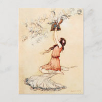Jolie Pandora ouvrant sa boîte