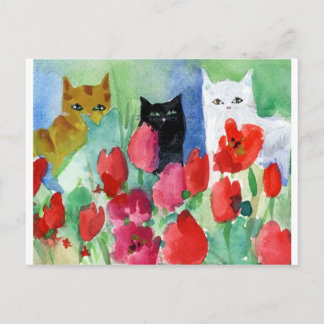 Carte Postale Jolies chats