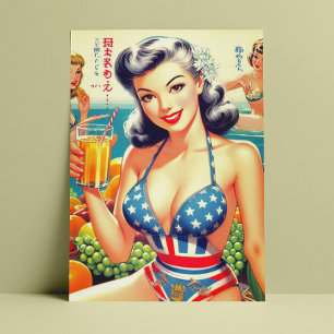 Carte Postale Jolies filles orientales Vintages