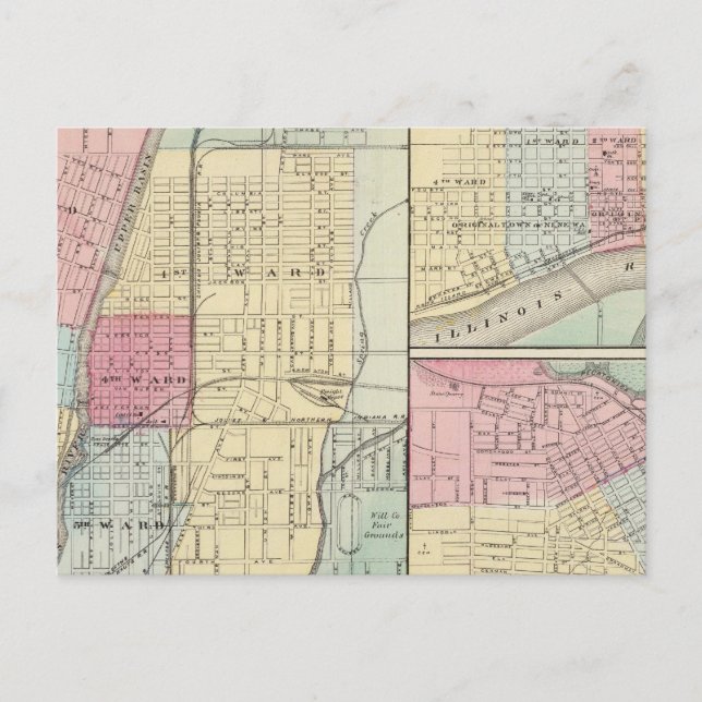 Carte Postale Joliet, Pérou et Freeport (Devant)