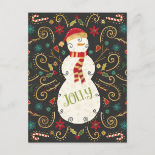 Carte Postale Jolly Otomi Holiday Snowman
