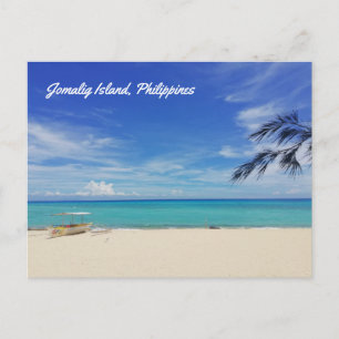 Carte Postale Jomalig Island Beach, Philippines