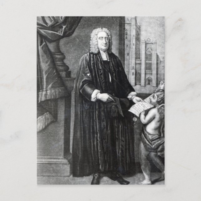 Carte Postale Jonathan Swift, gravé par Andrew Miller, 1743 (Devant)