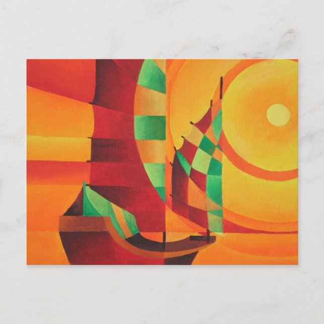 Carte Postale Joncs Cubistes Sur La Mer Rouge (Devant)
