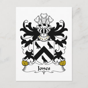Carte Postale Jones Family Crest