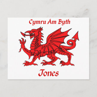 Carte Postale Jones Welsh Dragon