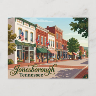 Carte Postale Jonesborough historique États-Unis