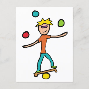 Carte Postale Jonglage