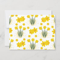 Jonquilles lumineuses, motif sans soudure
