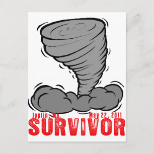 Carte Postale Joplin Missouri Tornado Survivant