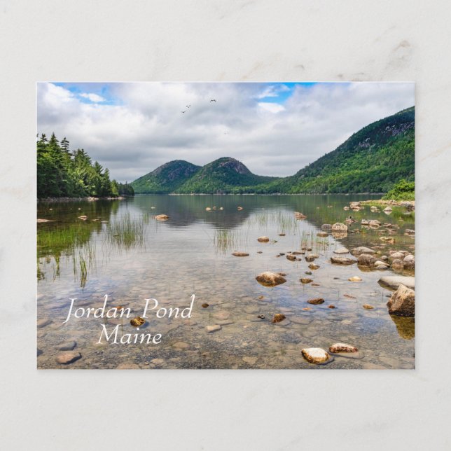 Carte Postale Jordan Pond dans le Parc national de l'Acadie dans (Devant)
