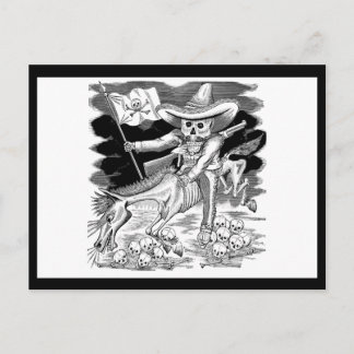 Carte Postale Jose Guadalupe Posada Calavera de Zapata