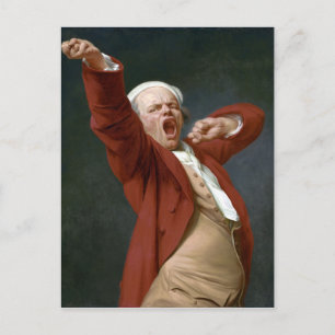Carte Postale Joseph Ducreux Autoportrait, Yawning
