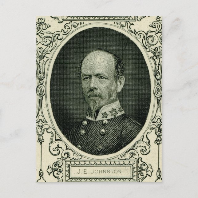 Carte Postale Joseph E. Johnston (Devant)