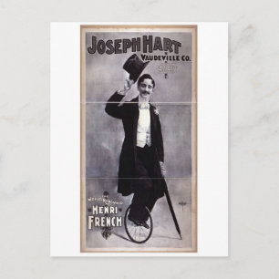 Carte Postale Joseph Hart Vaudeville, Théat rétro 'Henry French'