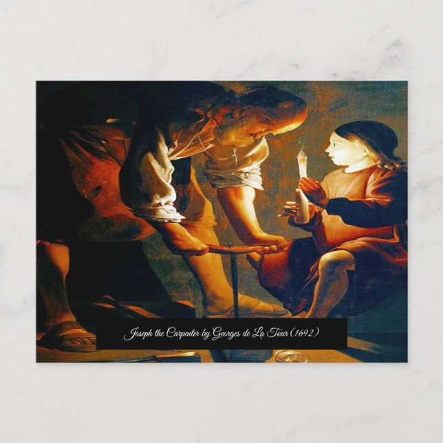 Carte Postale Joseph le charpentier (Devant)