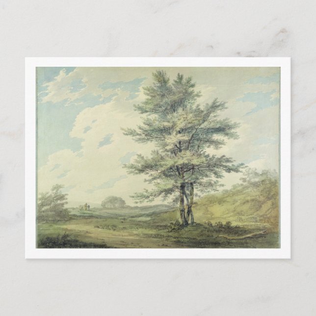 Carte Postale Joseph Mallord William Turner | Landscape with Tre (Devant)