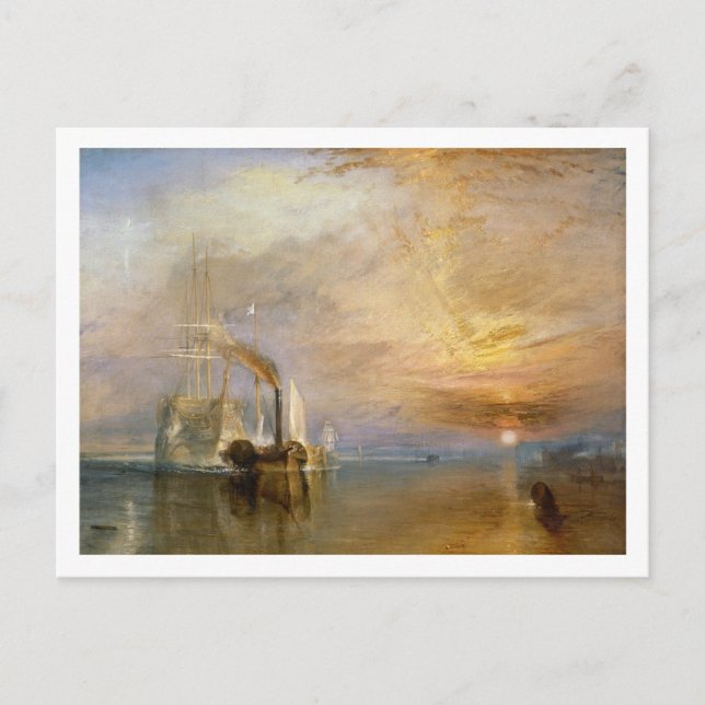 Carte Postale Joseph Mallord William Turner | Le Températeur de  (Devant)