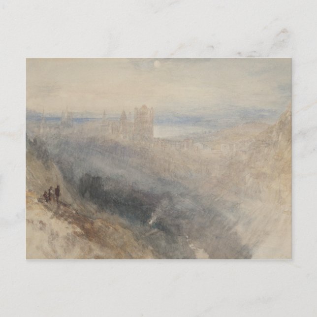 Carte Postale Joseph Mallord William Turner - Lune sur Lausanne (Devant)