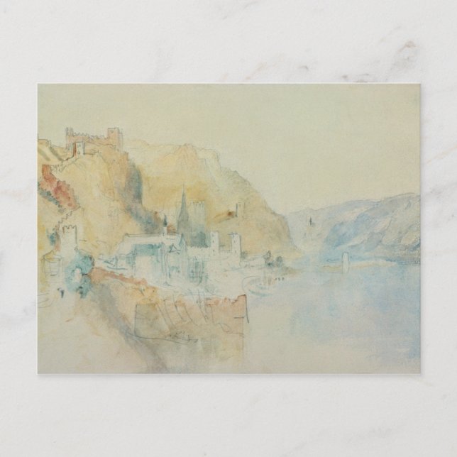 Carte Postale Joseph Mallord William Turner | Sur Le Rhin (Devant)