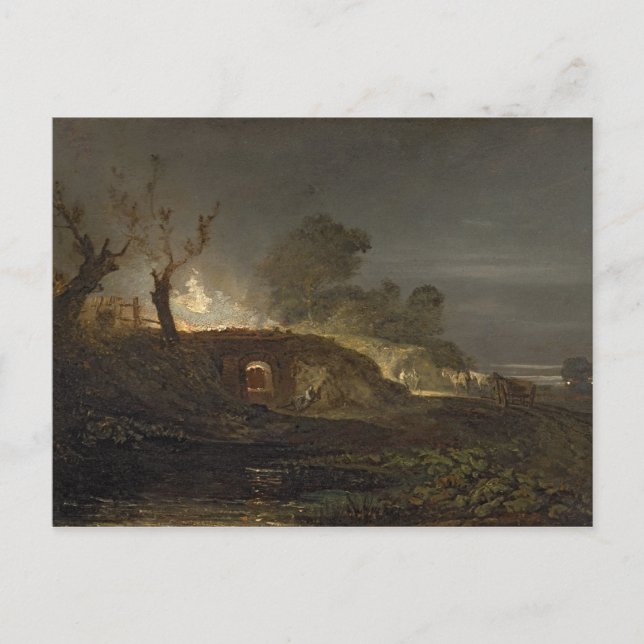 Carte Postale Joseph Mallord William Turner | Une chaux tuée au  (Devant)