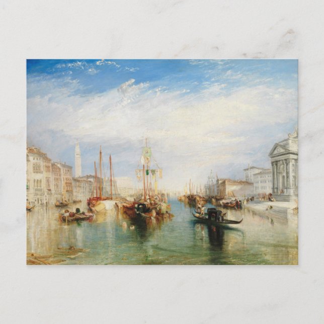 Carte Postale Joseph Mallord William Turner | Venise, du P (Devant)