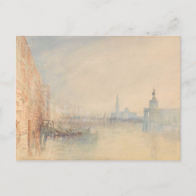 Carte Postale Joseph Mallord William Turner - Venise, La Bouche (Devant)