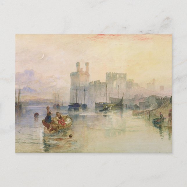 Carte Postale Joseph Mallord William Turner | Vue de Carnarvon (Devant)