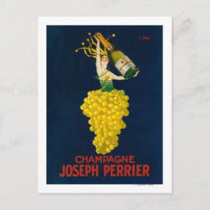 Carte Postale Joseph Perrier Champagne Poster promotionnel
