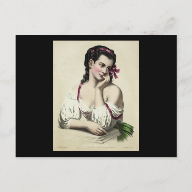 Carte Postale Josephine Ducollet - Reverie, après Fantin Latour (Devant)