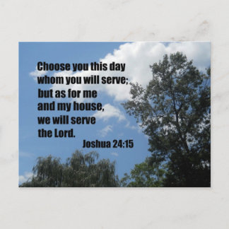 Carte Postale Joshua 24:15