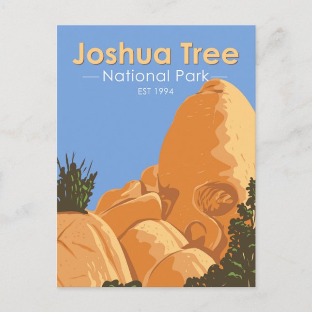 Carte Postale Joshua Tree National Park Skull Rock California (Devant)