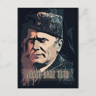 Carte Postale Josip Broz Tito, Président de la Yougoslavie SFRJ