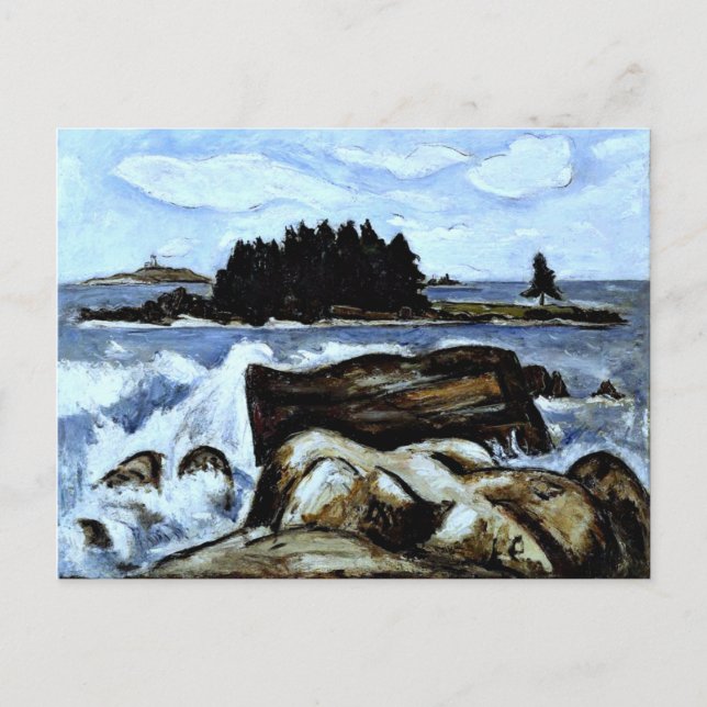 Carte Postale Jotham's Island (aujourd'hui Fox), au large de Ind (Devant)