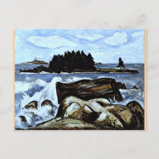 Carte Postale Jotham's Island (aujourd'hui Fox), au large de Ind (Devant)