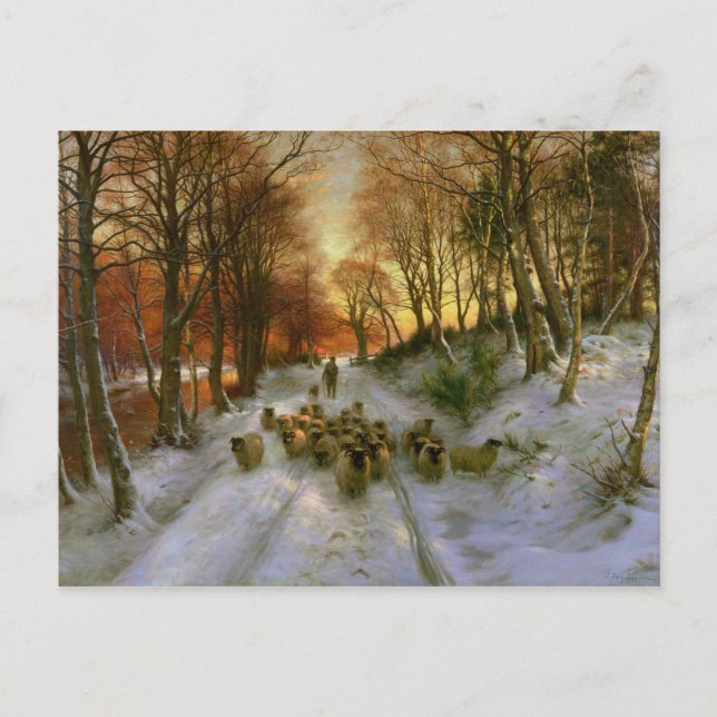 Carte Postale Joué avec des nuances d'heures du soir (Devant)