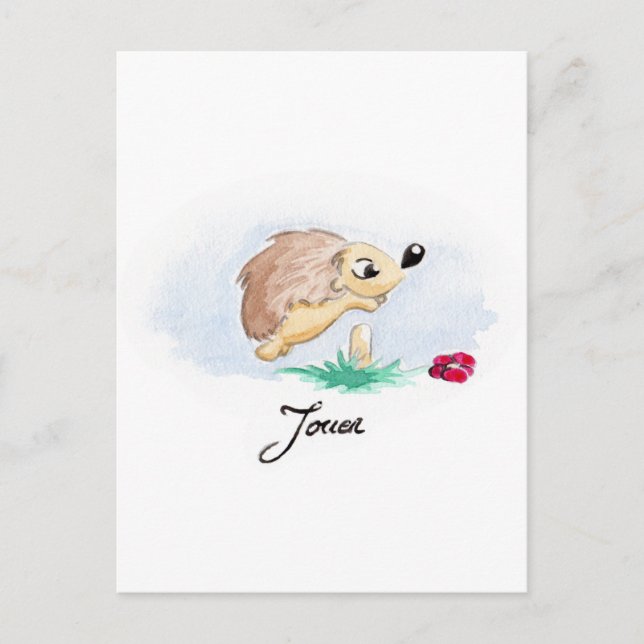 Carte Postale Jouer (Devant)