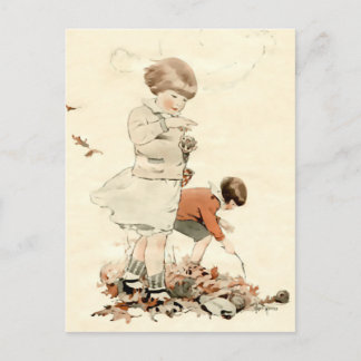 Carte Postale Jouer à l'extérieur