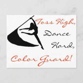 Carte Postale Jouer haut, Danse dur, Garde couleur