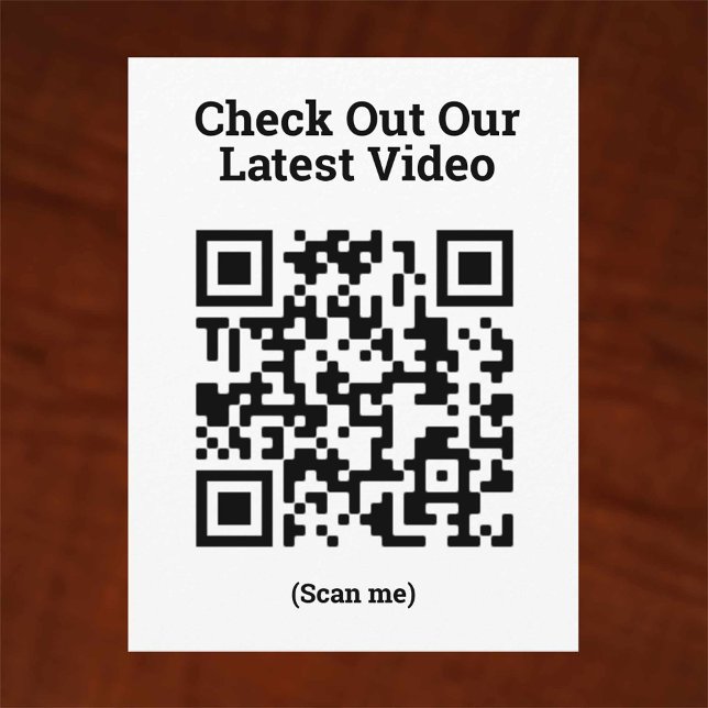 Carte Postale Jouer notre chanson - QR Code Design (Créateur téléchargé)