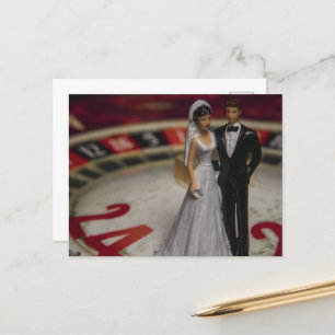 Carte Postale Jouer sur le mariage