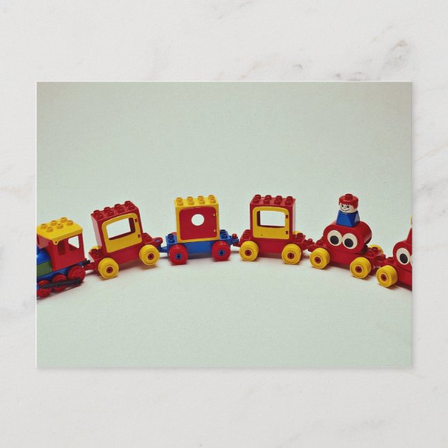 Carte Postale Jouet de train en plastique pour enfants (Devant)