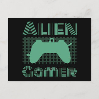 Carte Postale Joueur Alien