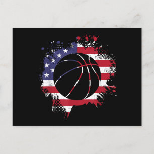 Carte Postale Joueur américain de basket-ball