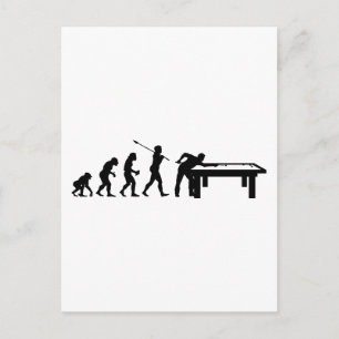 Carte Postale Joueur billard
