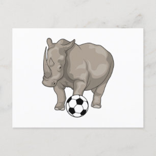 Carte Postale Joueur de football Rhino Football