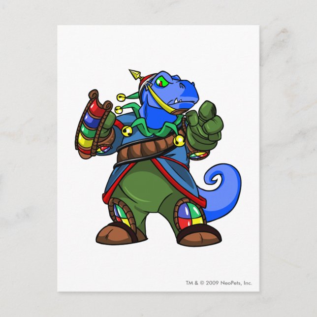 Carte Postale Joueur de Grarrl Roo Island (Devant)